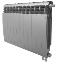 Биметаллический радиатор Royal Thermo BiLiner VD Silver Satin 500 12 секций