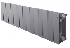 Биметаллический радиатор Royal Thermo Piano Forte Silver Satin 200 16 секций