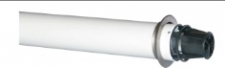 Коаксиальная труба с наконечником диам. 60/100 мм, длина 750 мм