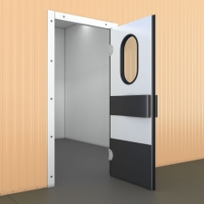 Маятниковая одностворчатая дверь для холодильных камер