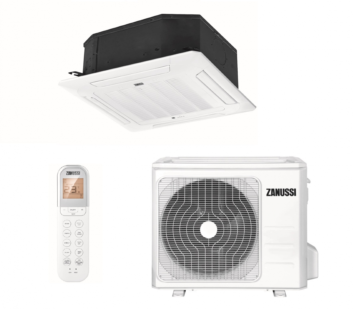 Кассетный кондиционер сплит-система Zanussi ZACC-18 H/ICE/FI/N1 compact -  Кассетные сплит-системы, цена, продажа в Перми, доставка по РФ